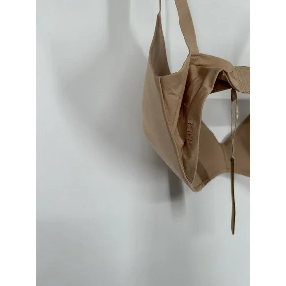 Skims Wireless Form Push Up Plunge‎ Bra Clay Padded Tan Beige Size 36DDD - Picture 6 of 7